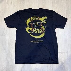 Savage Tacticians Join or Die Military Graphic Shirt Men's Small